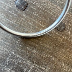 Sterling silver bangle